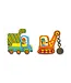 DJECO Puzzle duo voertuigen DJ08170