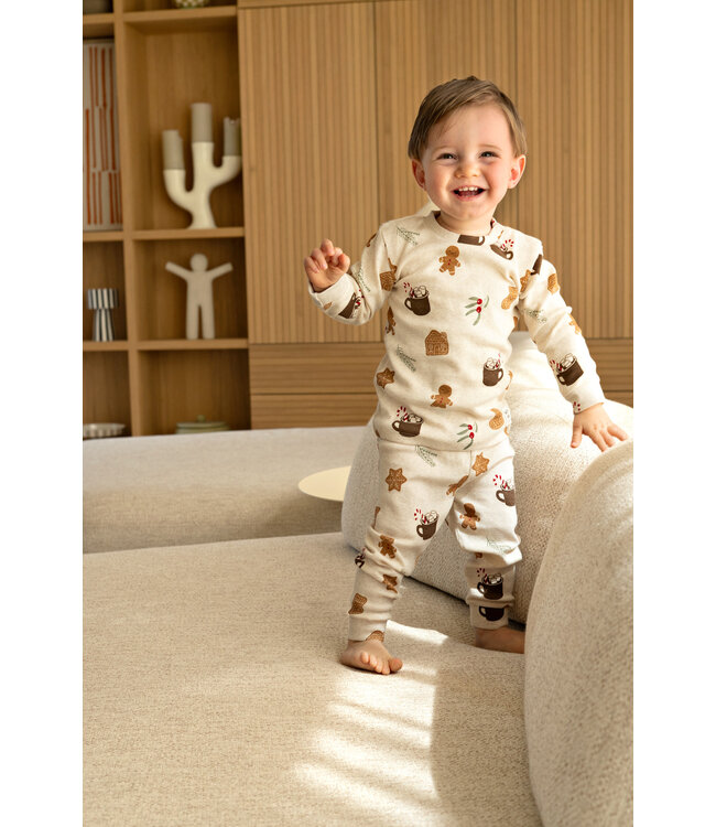 Feetje 50500098 Cosy Cookie - Premium Sleepwear  Offwhite melange