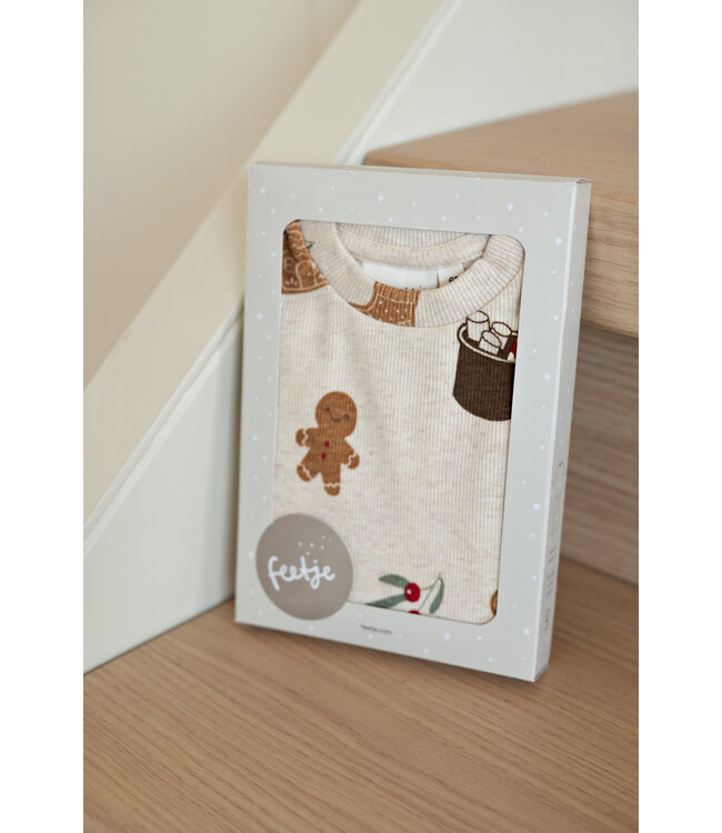 Feetje 505000982 Cosy Cookie - Premium Sleepwear  Offwhite melange