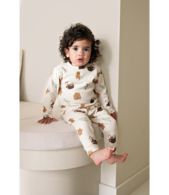 Feetje 505000982 Cosy Cookie - Premium Sleepwear  Offwhite melange