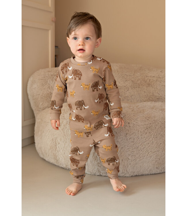Feetje 50500100 Milo Mammoth - Premium Sleepwear  Taupe