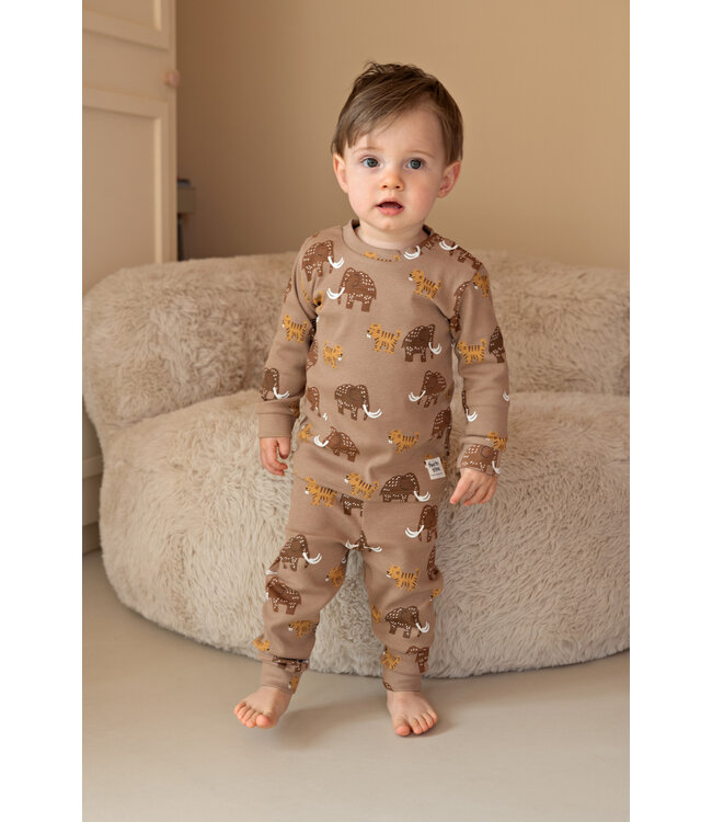 Feetje 505001001 Milo Mammoth - Premium Sleepwear  Taupe