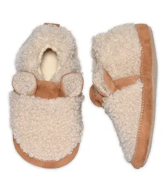 Melton Fuzzy teddy slippers  30-42004-5