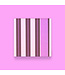 Piraten & Prinsessen Ingepakt in Stripe Chalk Beet Red - Pink cadeaupapier