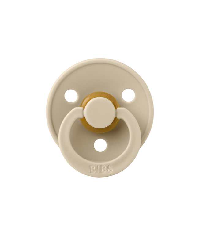 BIBS Colour Latex Vanilla & Pacifier Case Mini Dark Oak