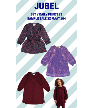 Jubel Sample Sale 3x SET V Daily Princess