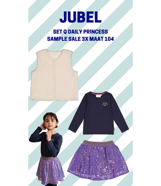 Jubel Sample Sale 3x SET Q Daily Princess