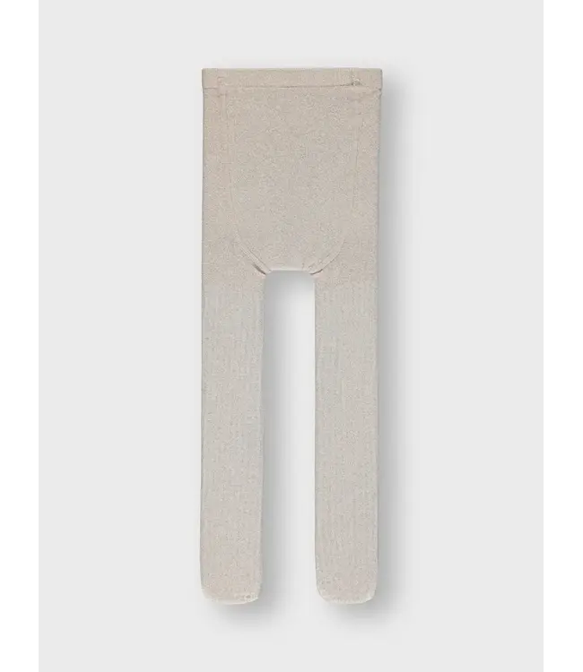 Name it mini NKFPANTYHOSE GLITTER RIB NOOS Moonbeam