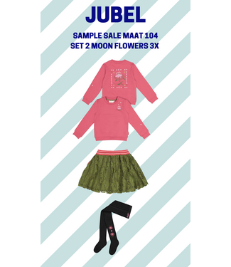 Jubel Sample Sale SET 2 3x Moon Flowers