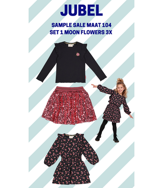 Jubel Sample Sale SET 1 3x Moon Flowers