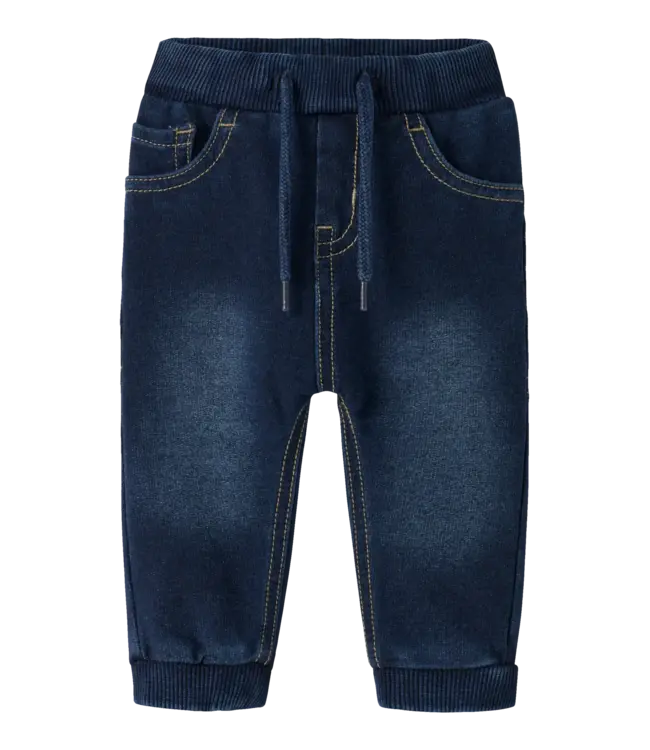 Name it baby NBMBEN ROUND SWE JEANS 1058-TR 13204735 Dark blue denim
