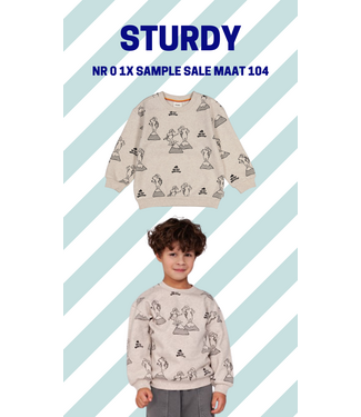 Sturdy 0. Sample Sale Mountain Top Maat 104