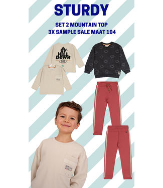 Sturdy Set 2 Sample Sale Mountain Top 3X