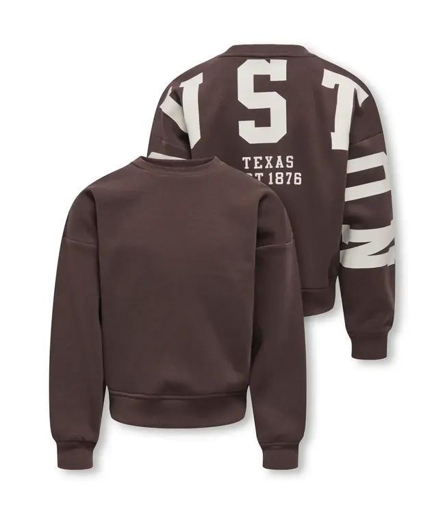 ONLY KOGSWEAT LS BACK/SLEEVE PRT SWT NOOS GRL 15380034