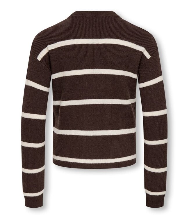 ONLY 15326339 KOGFRANCA LIFE SHORT L/S STRIPE KNT
