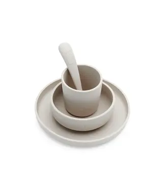 Jollein Kinderserviesset 4-delig nougat