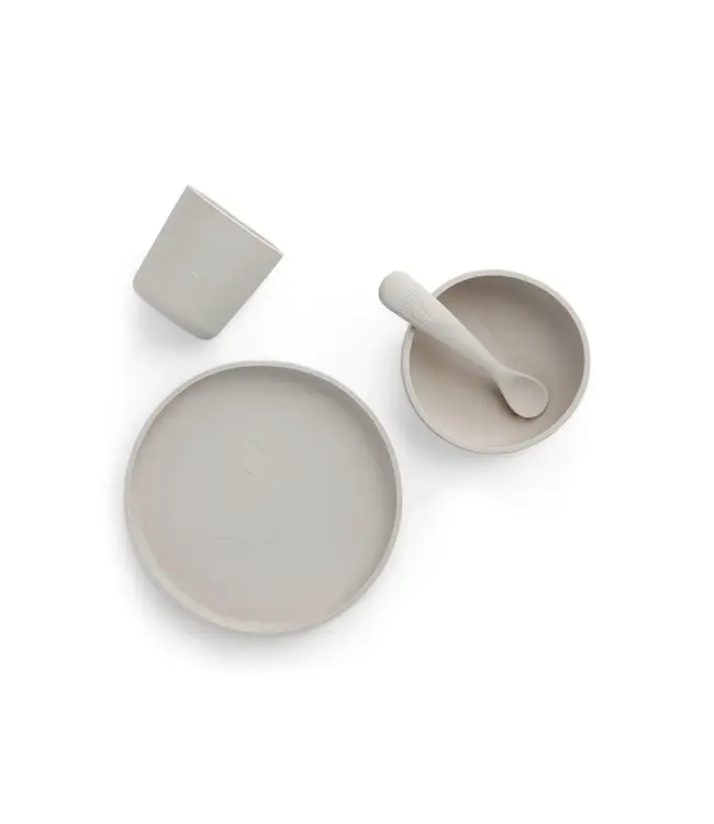 Jollein Kinderserviesset 4-delig nougat