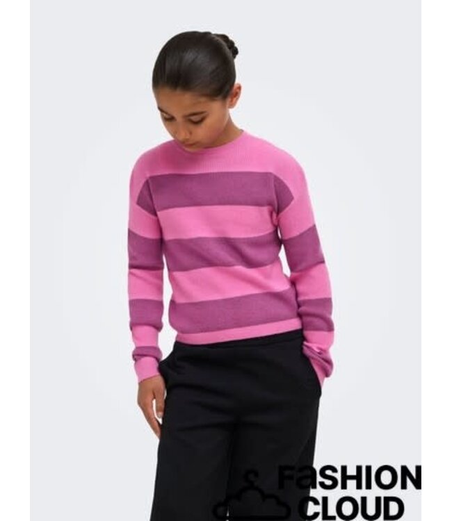 ONLY Copy of 15326339 KOGFRANCA LIFE SHORT L/S STRIPE KNT