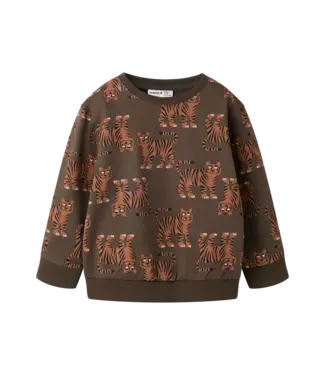 Name it mini Jongens trui tijgers name it Chocolate brown