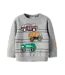 Name it mini 13258100 NMMJORGE TONKA NREG SWEAT UNB CPLG Grey Melange