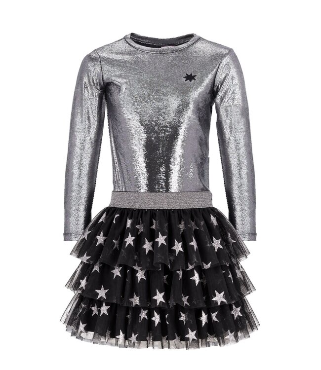 B.NOSY Y610-5868 Dora dress silver 003