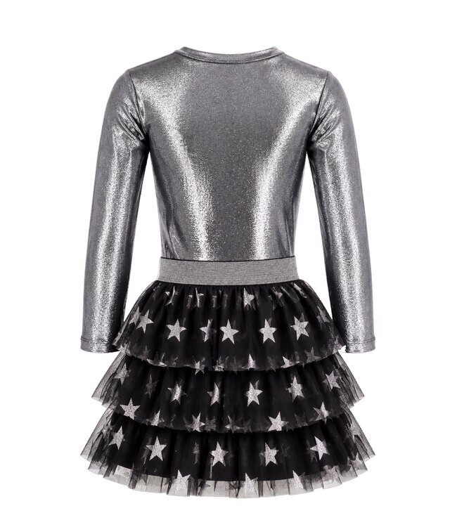 B.NOSY Y610-5868 Dora dress silver 003