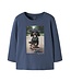Name it mini 13238400 NMMVOTO LS NREG TOP Indigo/Skater Dog