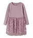 Name it mini 13252963 NMFROSALLY LS DRESS Mauve Shadows