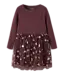 Name it mini NMFROSALLY LS DRESS  13252963 Catawba Grape