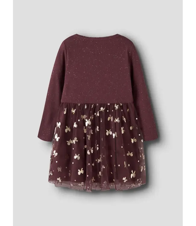 Name it mini NMFROSALLY LS DRESS  13252963 Catawba Grape