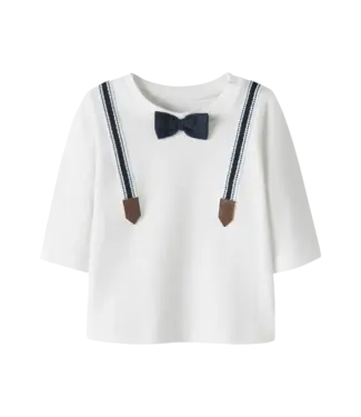 Name it baby Baby Jongens longsleeve met strik