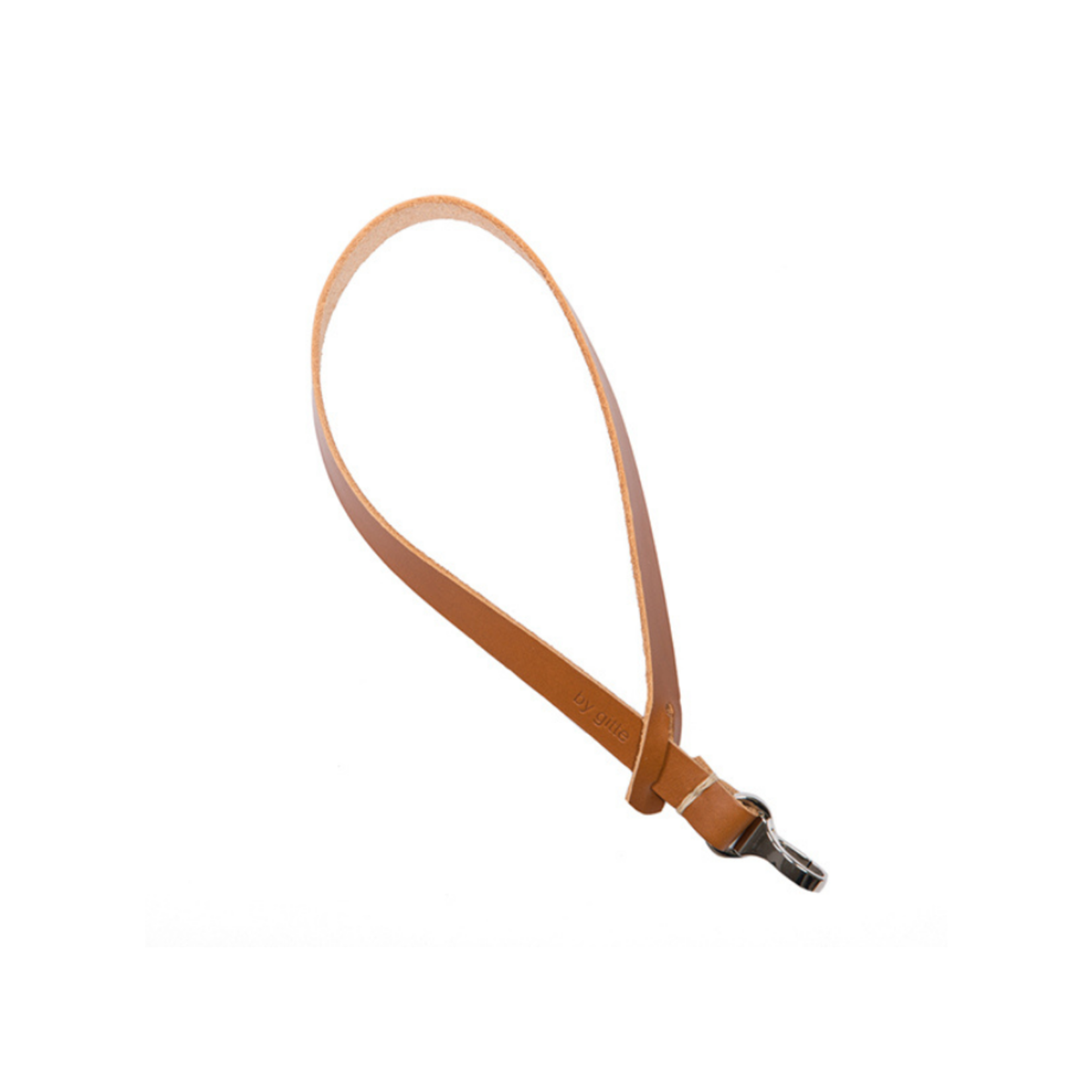 by gitte by gitte - sleutelkoord cognac