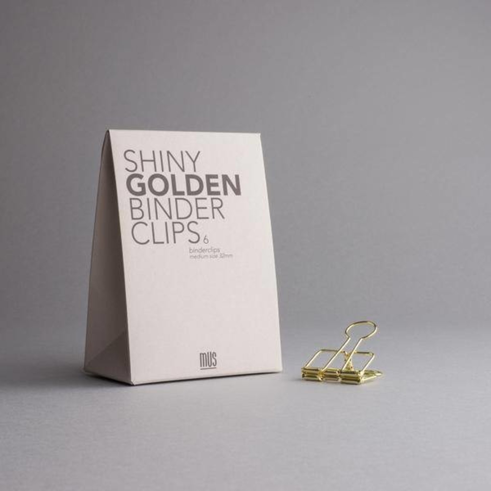 MUS binder clips gold