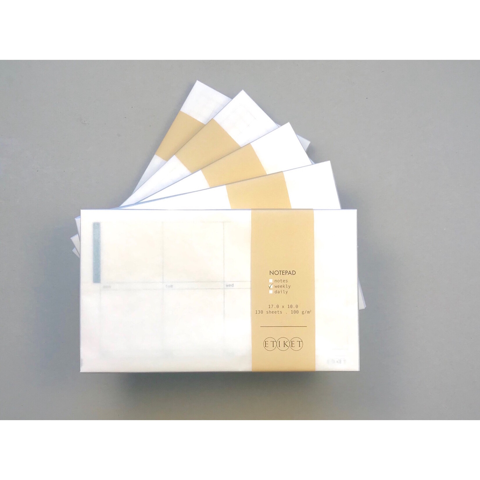 etiket etiket  notepad notes