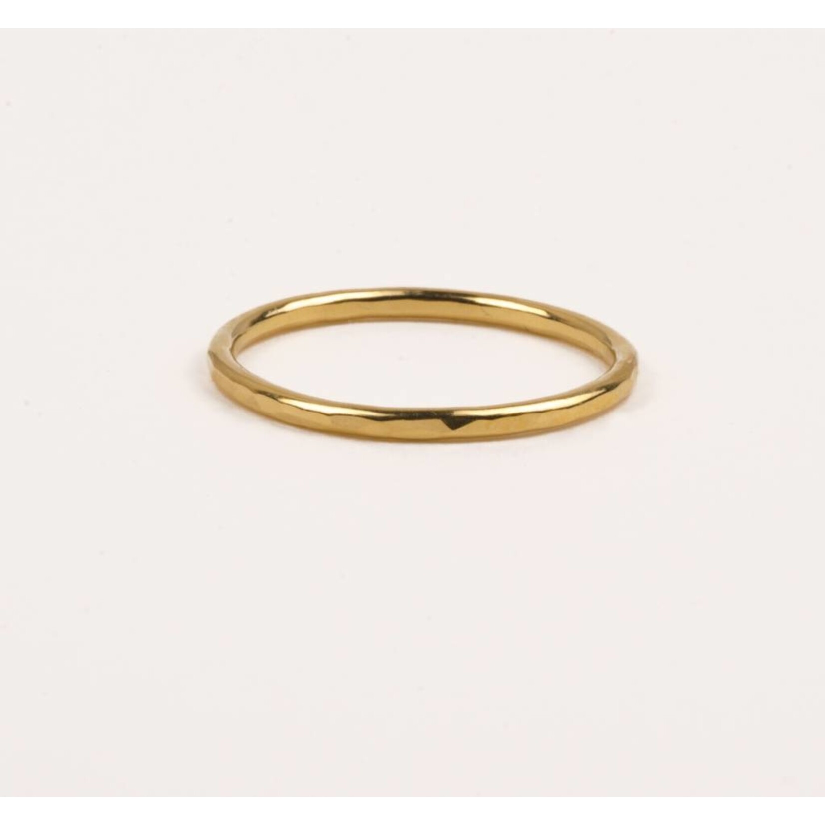 charlotte wooning charlotte wooning ring circles hammered - gold