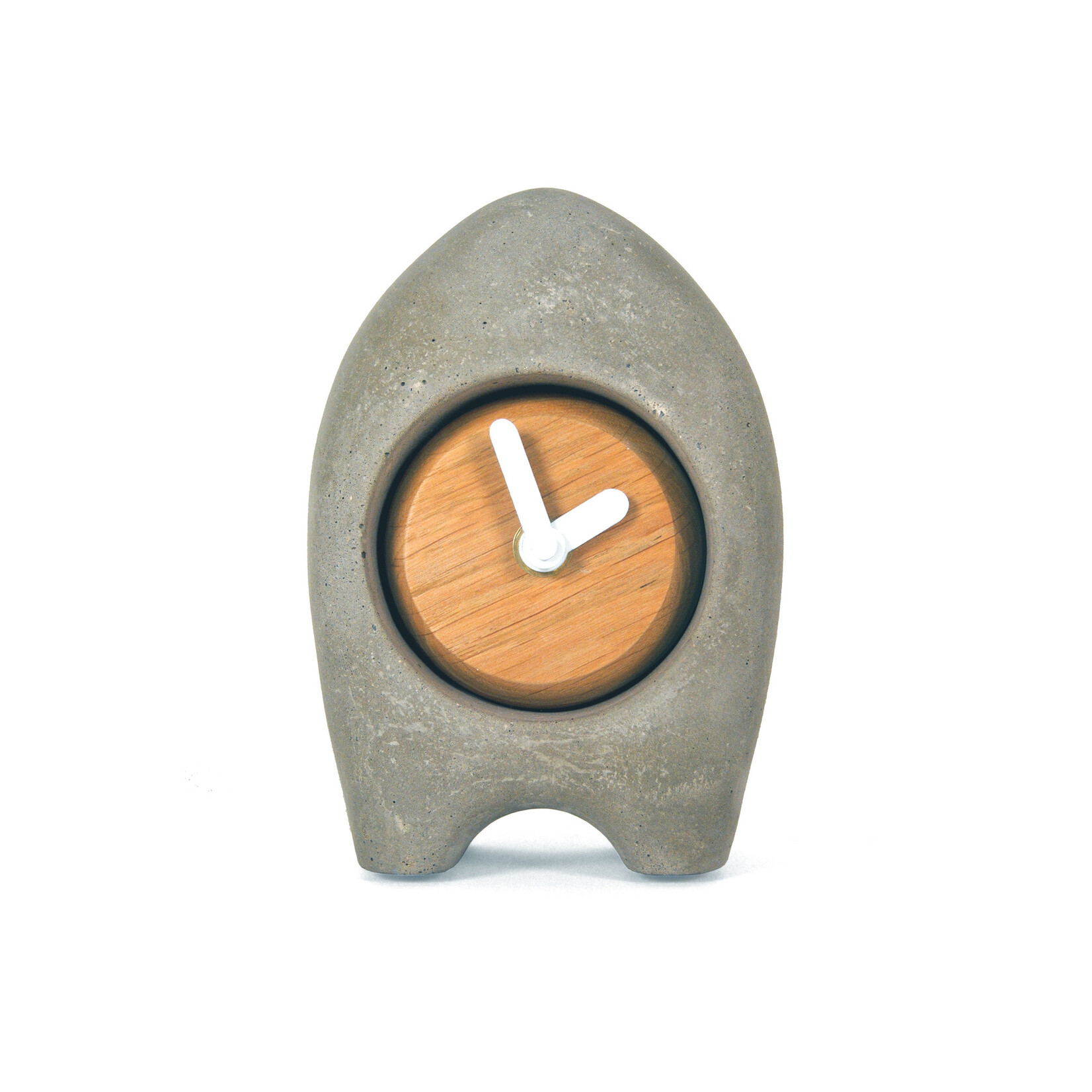 ramon hulspas Clock - the Nub beton/eiken