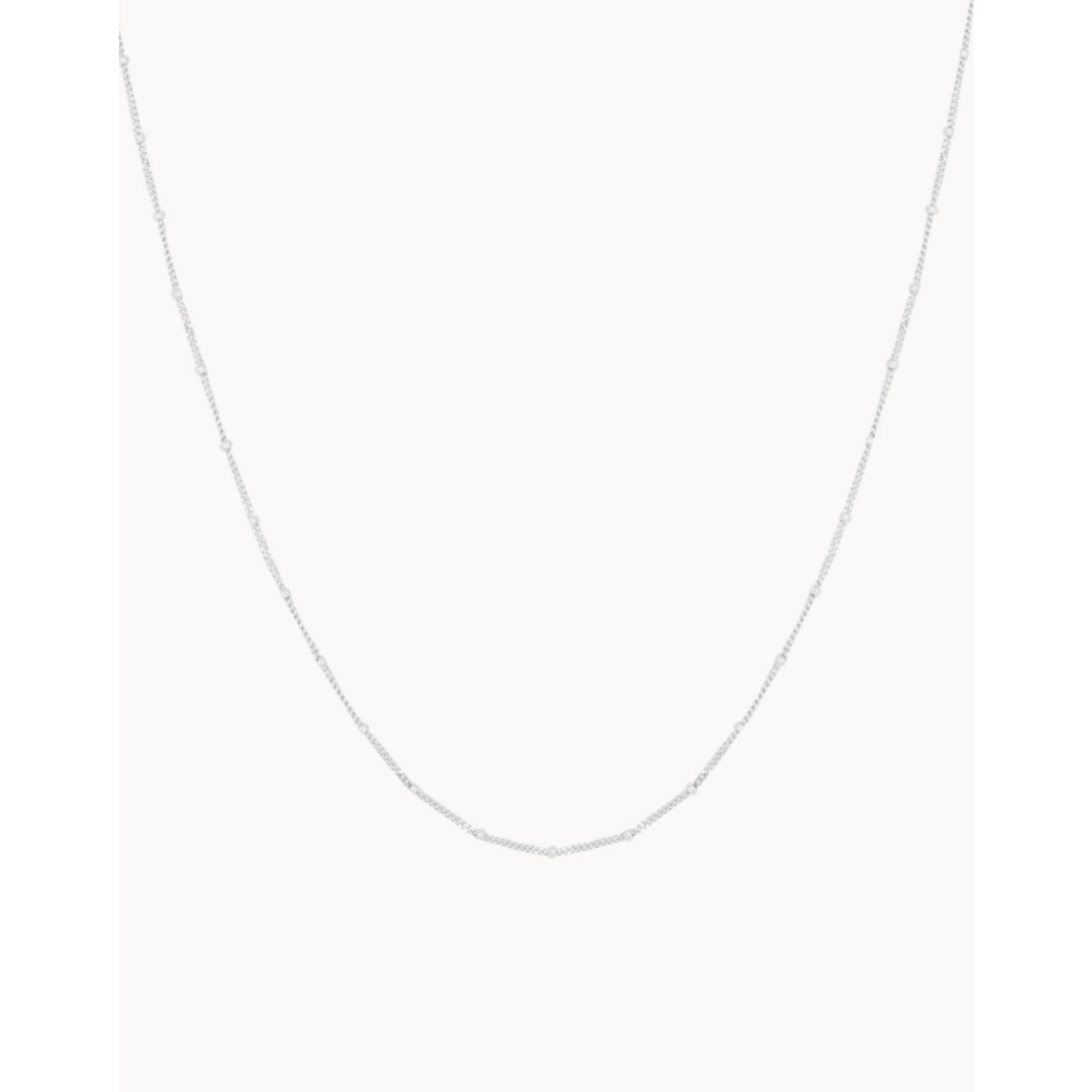 flawed flawed dotted necklace - silver