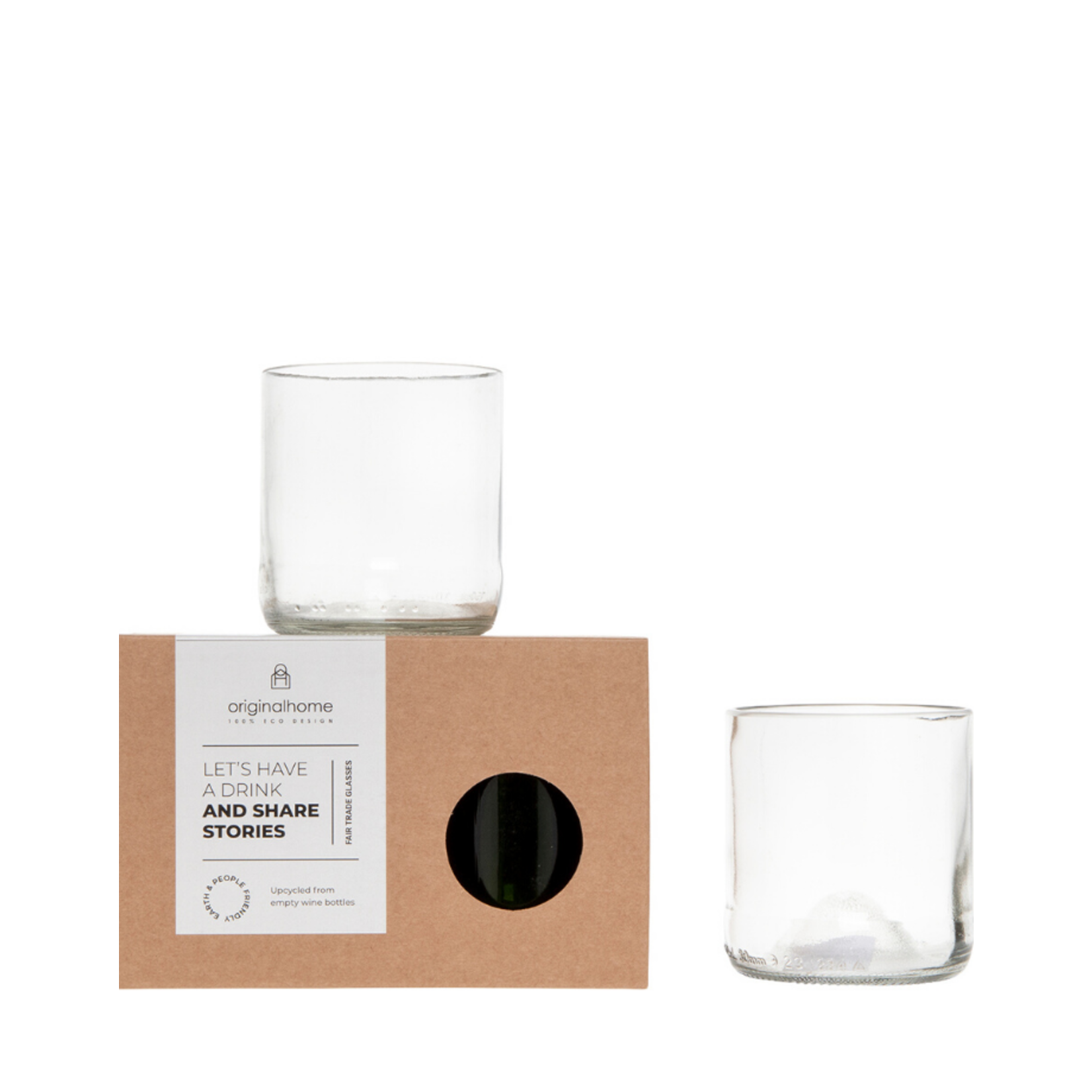 original home original home - glass clear - set of 2