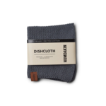 humdakin knitted dish cloth - dark ash
