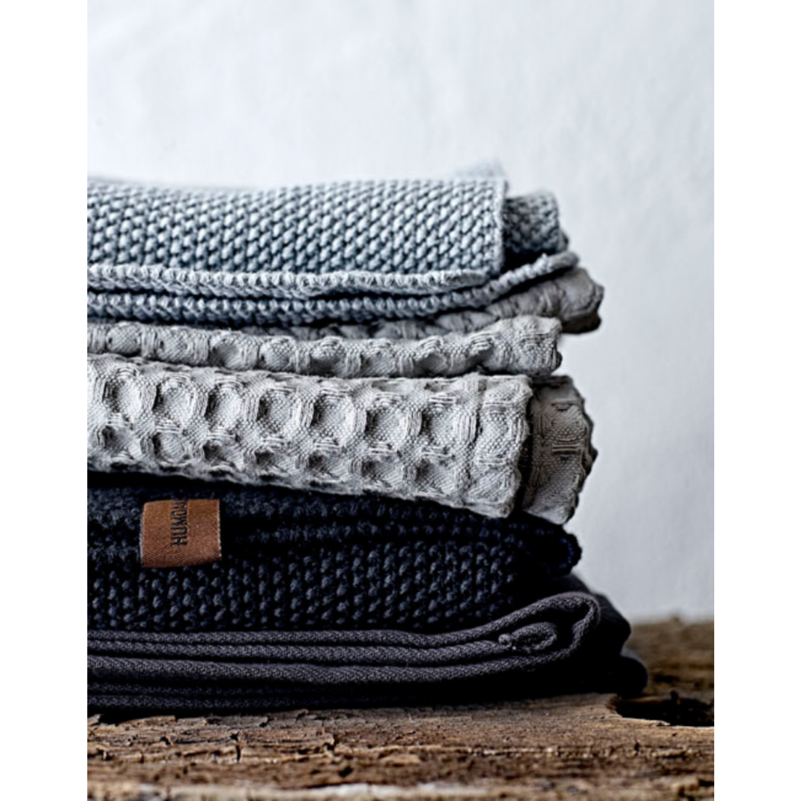 humdakin humdakin  knitted dish cloth - dark ash