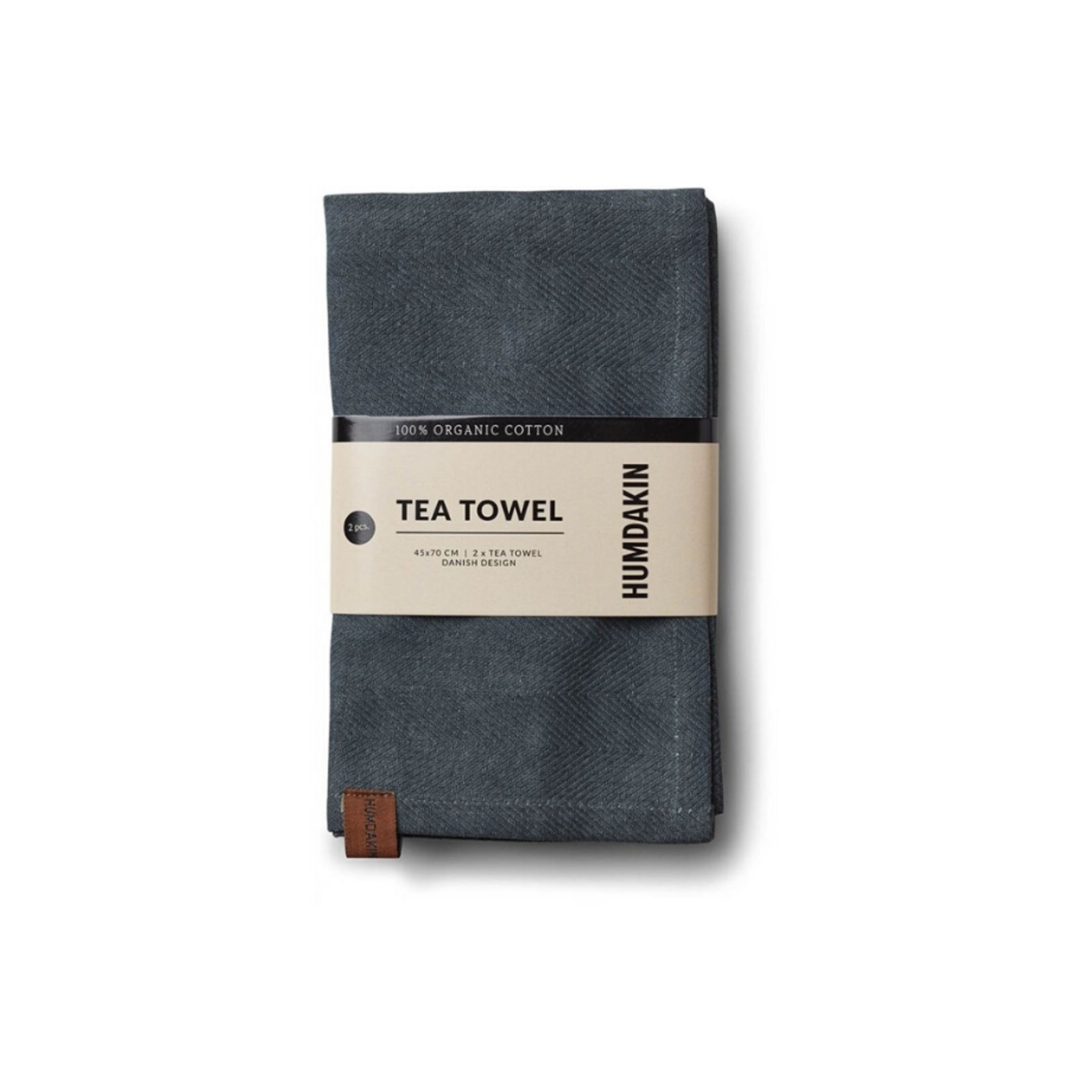 humdakin humdakin tea towel - set of 2 - dark ash