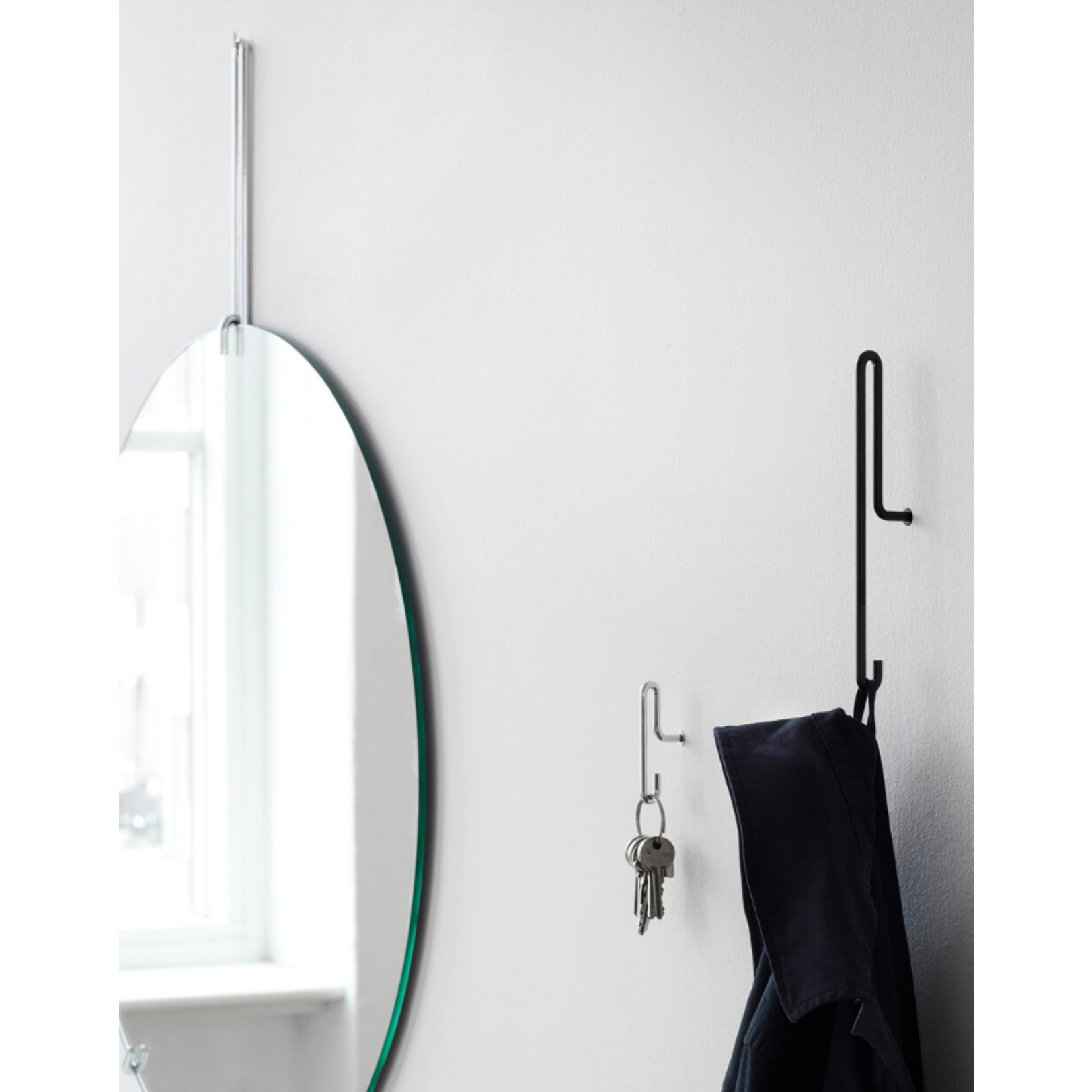 moebe moebe wall hook  large - black