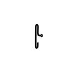 moebe wall hook  small - black