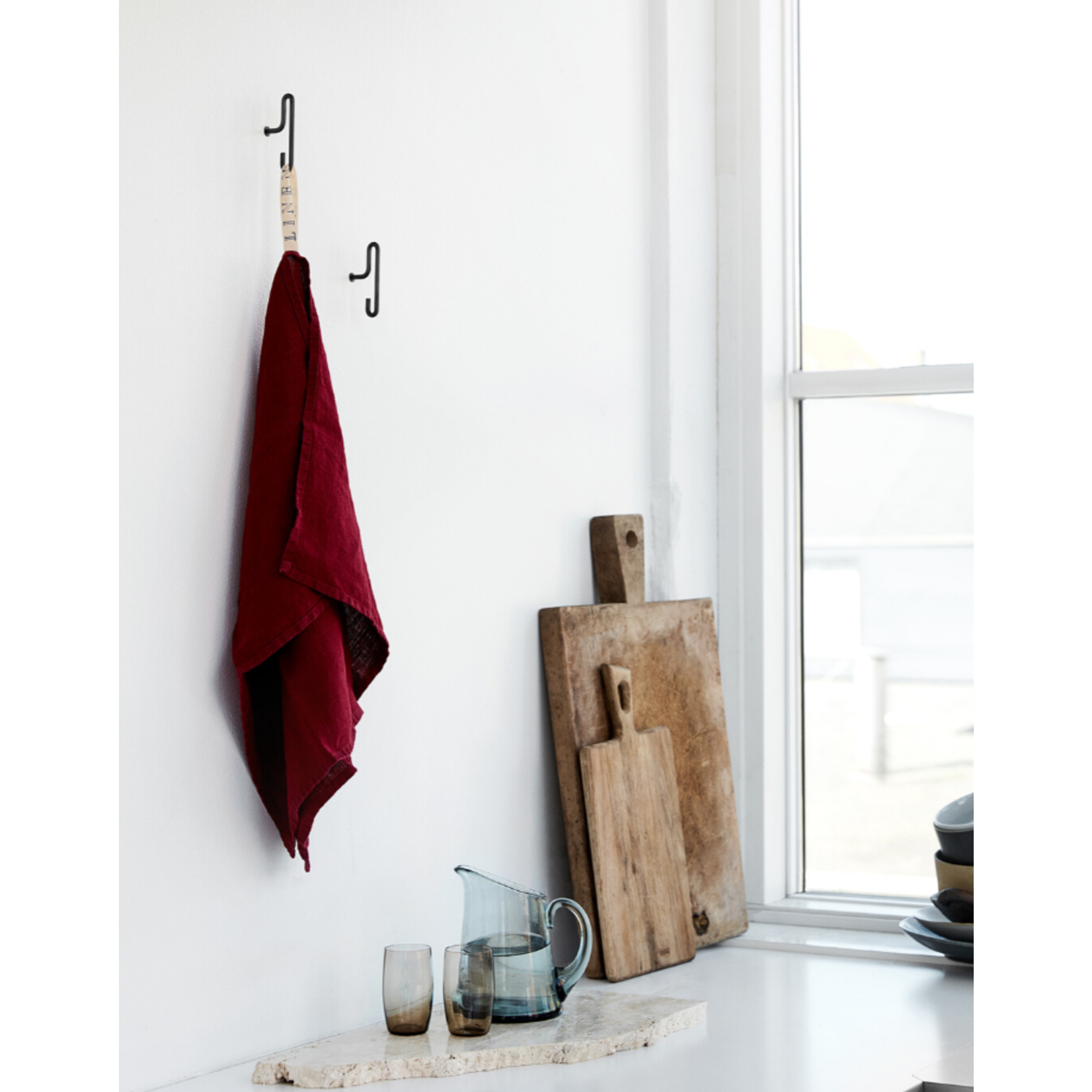 moebe moebe wall hook  small - black