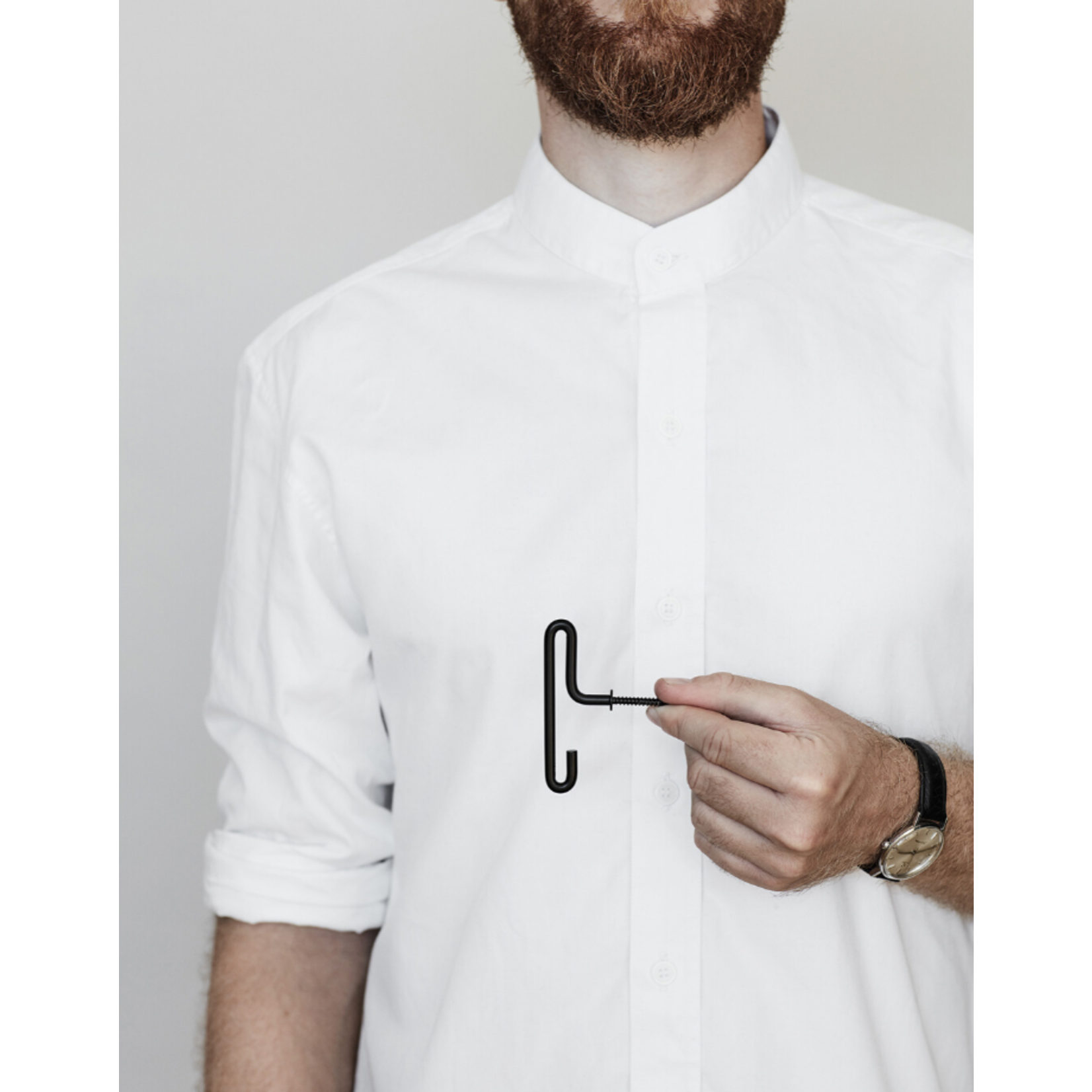moebe moebe wall hook  small - black