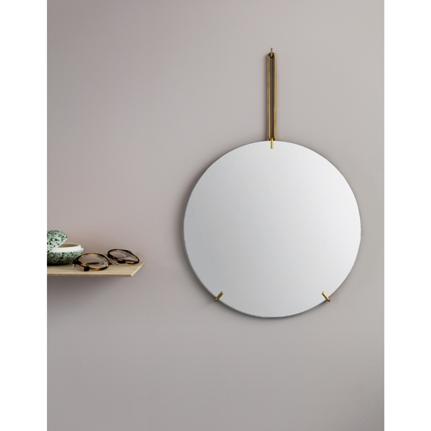 moebe moebe wall mirror - brass