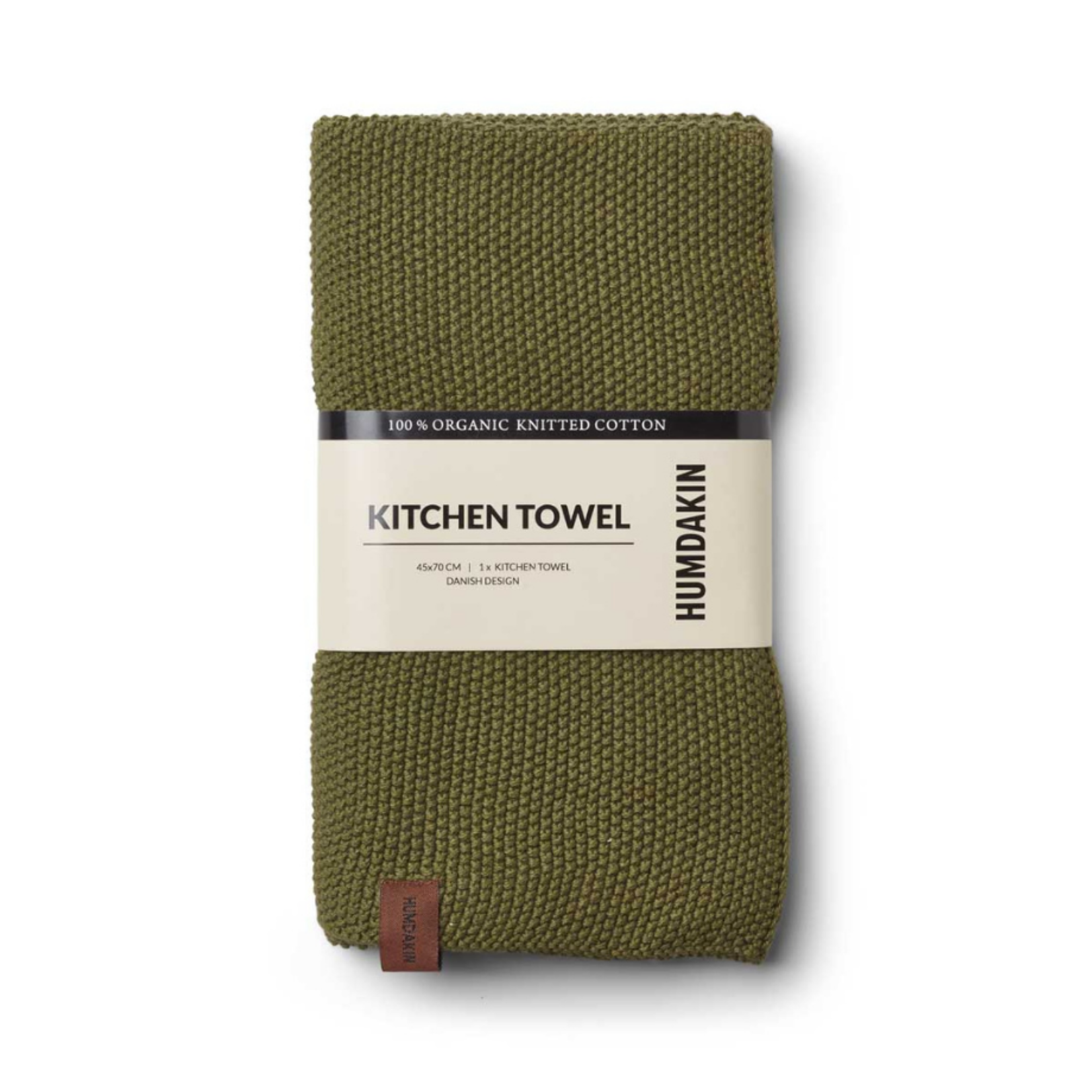 humdakin humdakin knitted kitchen towel - fern