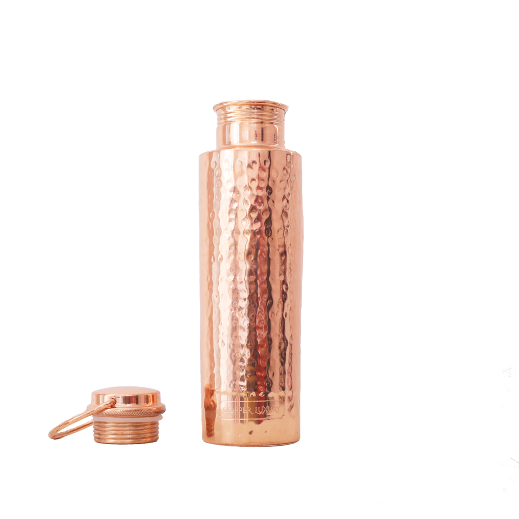 forrest & love forrest & love copper water bottle hammered -  600 ml