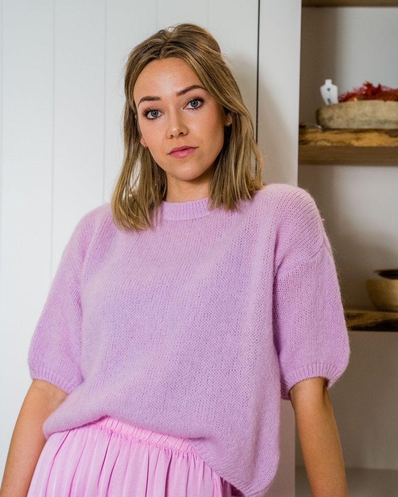 Merel Knitted Top lila