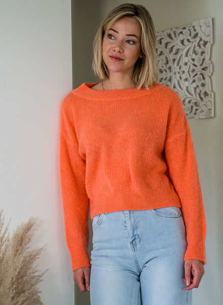 Crop Sweater Orange